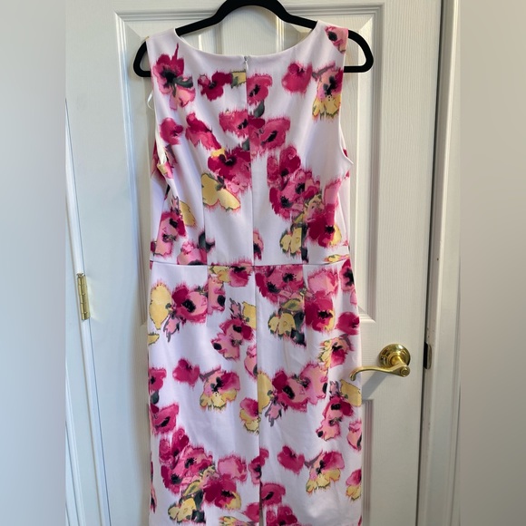 APT 9 floral sleeveless sheath silhouette dress - size 12 - Picture 4 of 6